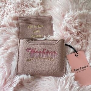 Juicy Couture Dusty Blush W/ Pink Bifold Wallet